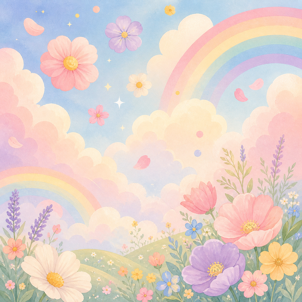 Dreamy pastel collection cover