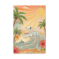 Retro Snoopy Surf Canvas