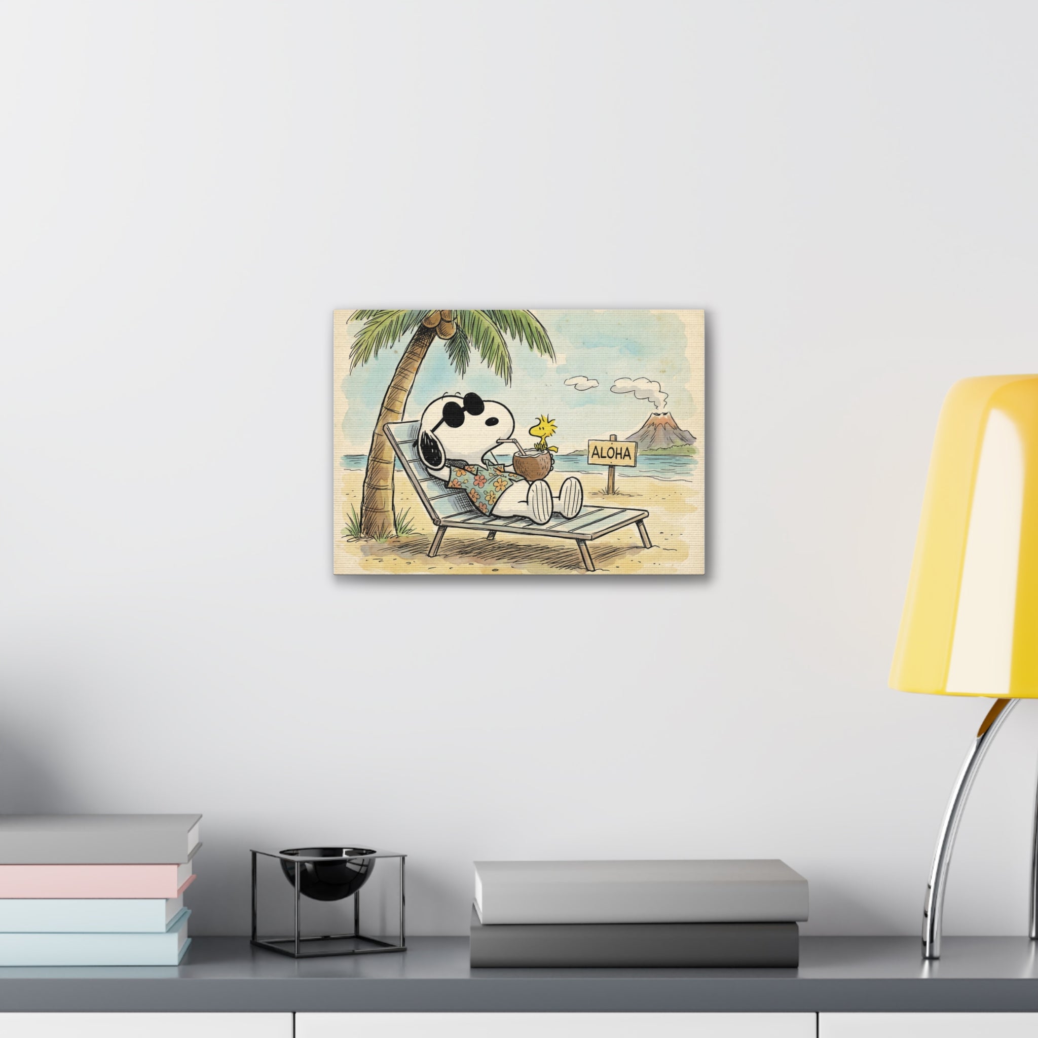 Tropical Aloha Beach Canvas