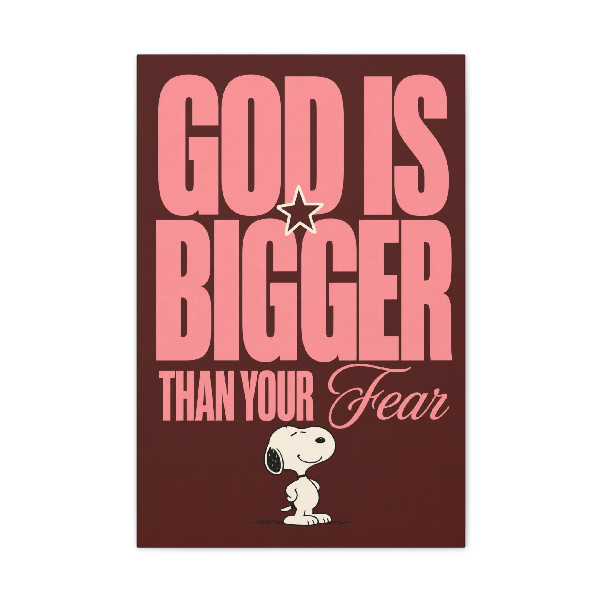 God Is Bigger Canvas
