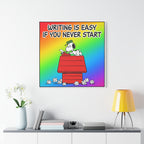Writing Is Easy Canvas