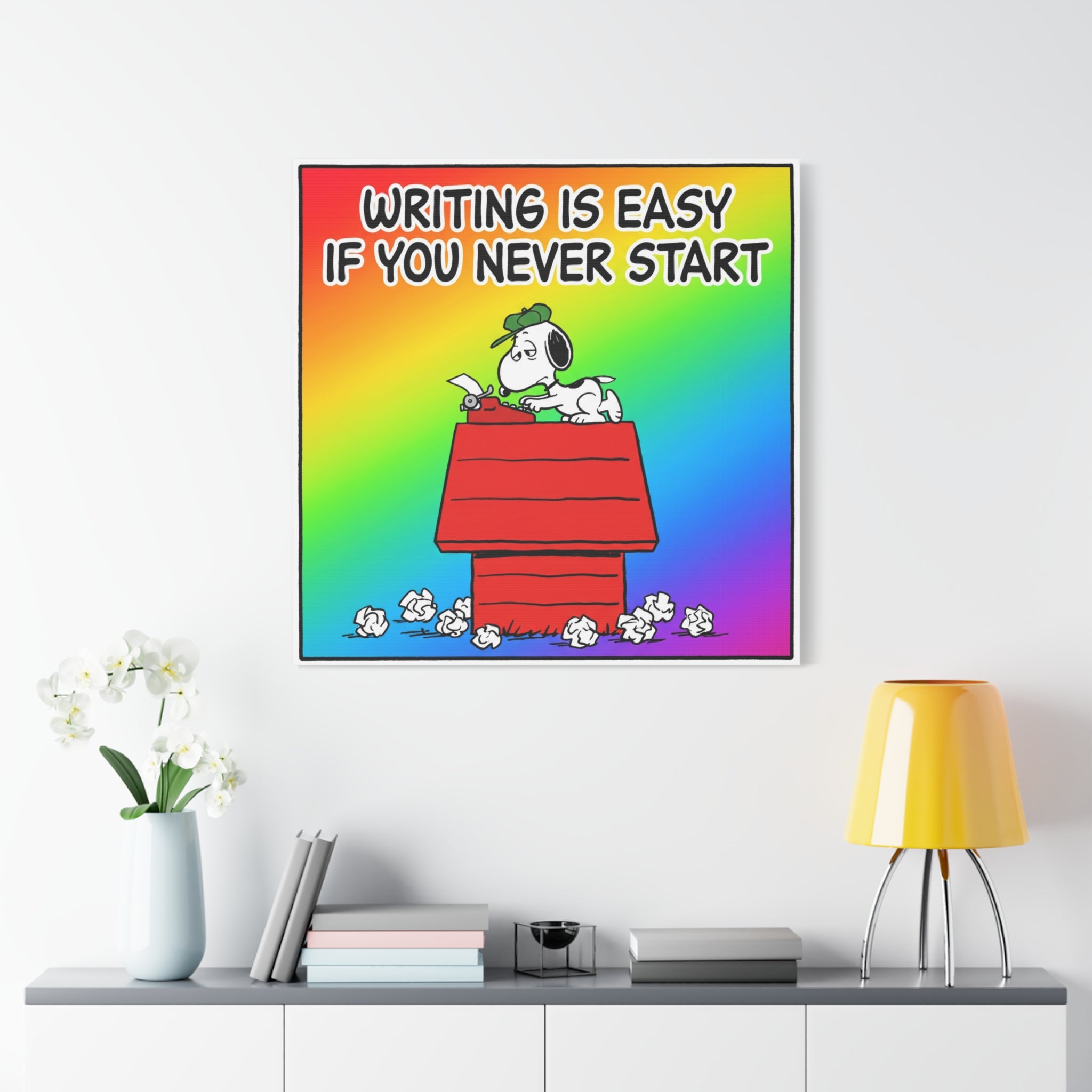Writing Is Easy Canvas