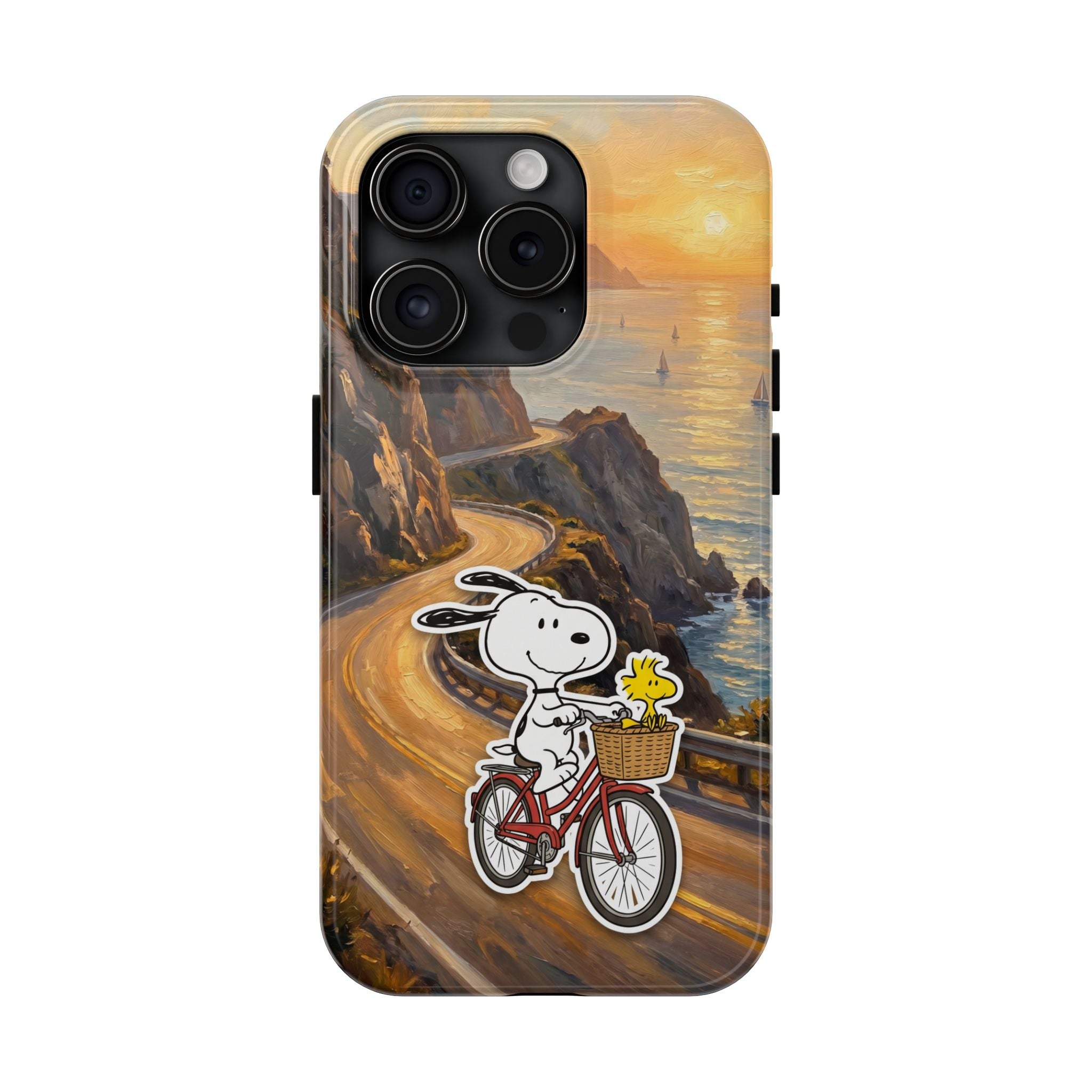 Snoopy Woodstock Bicycle Phone Case
