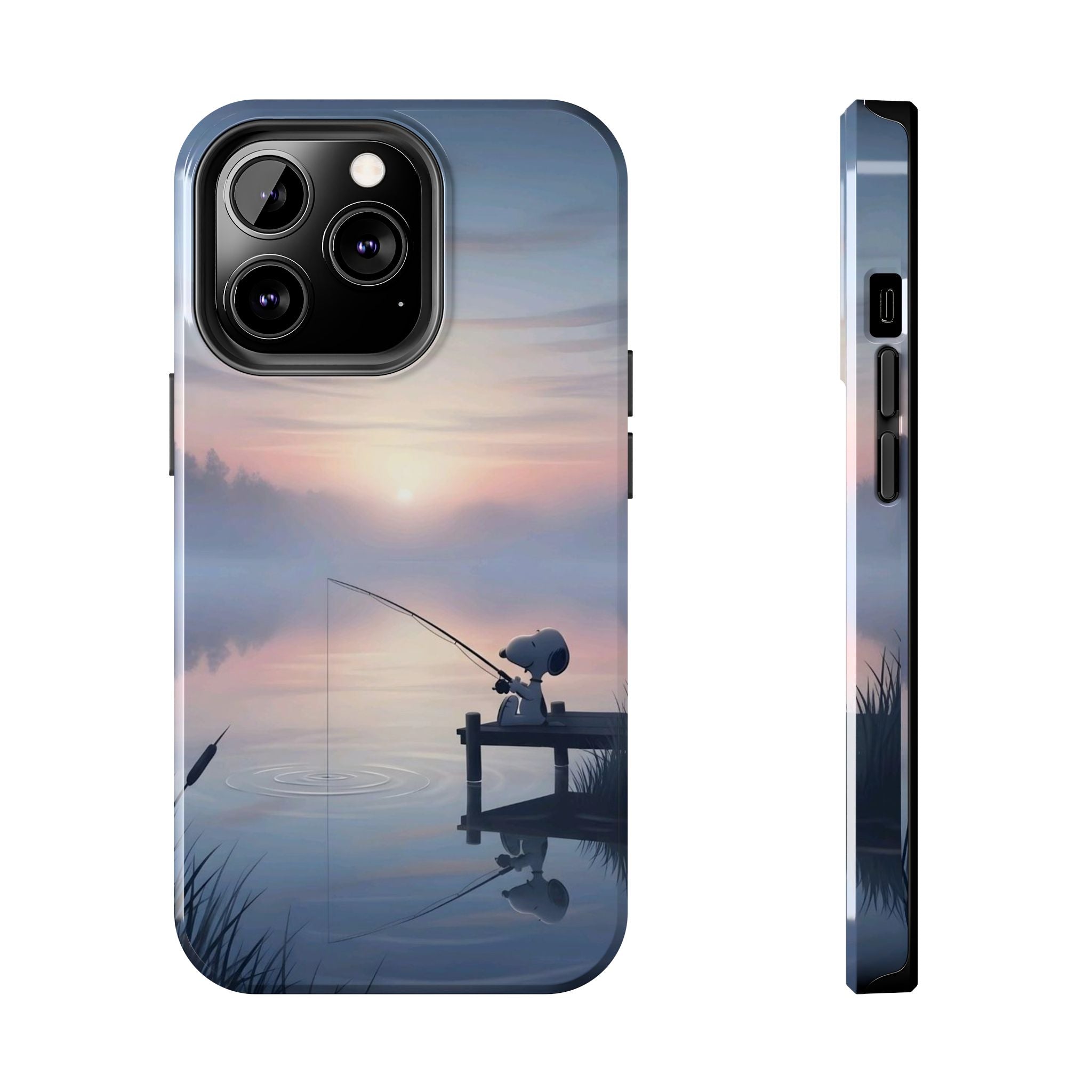 Sunset Fishing Phone Case