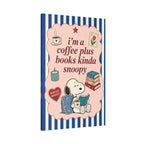 Coffee Plus Books Canvas