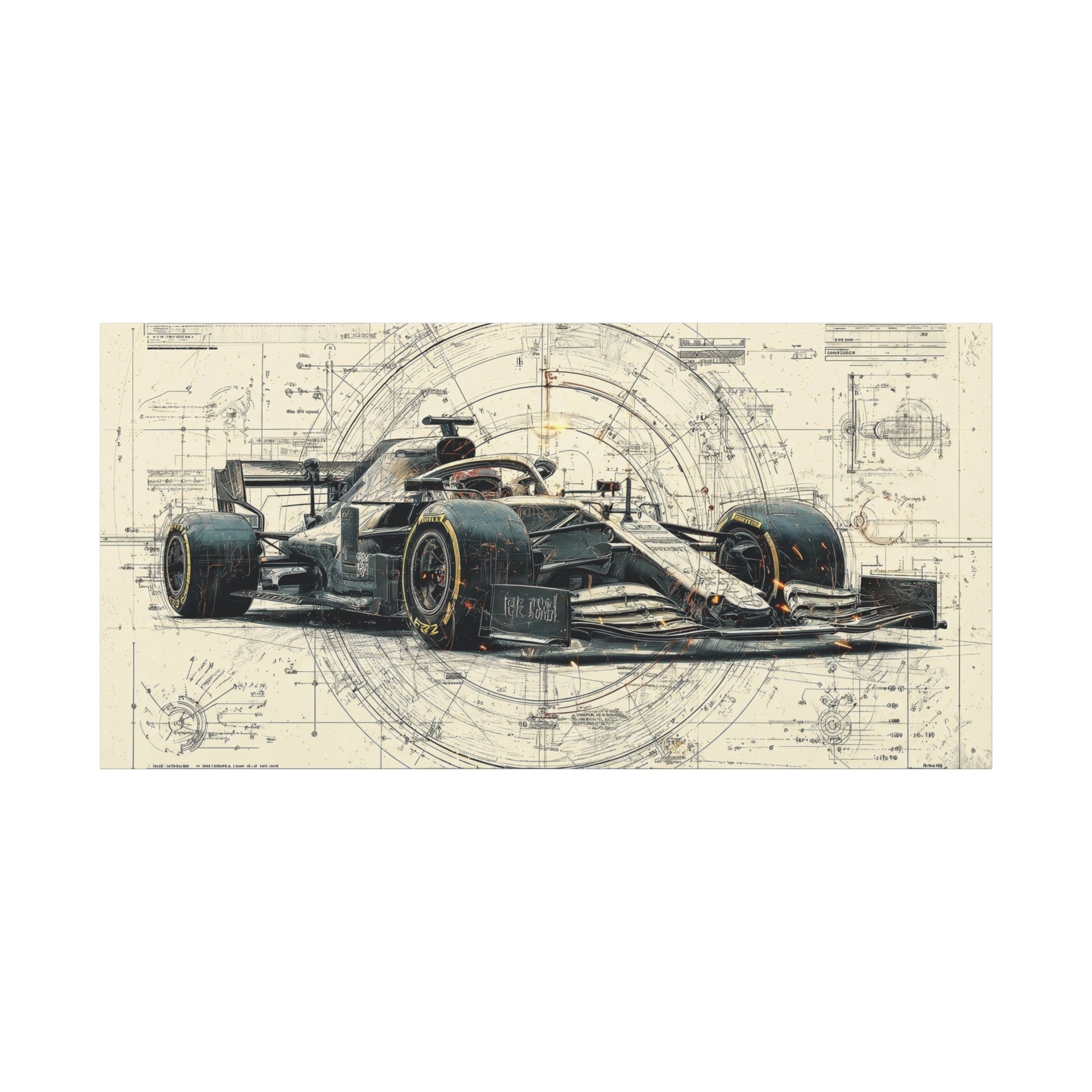 Formula Racecar Canvas
