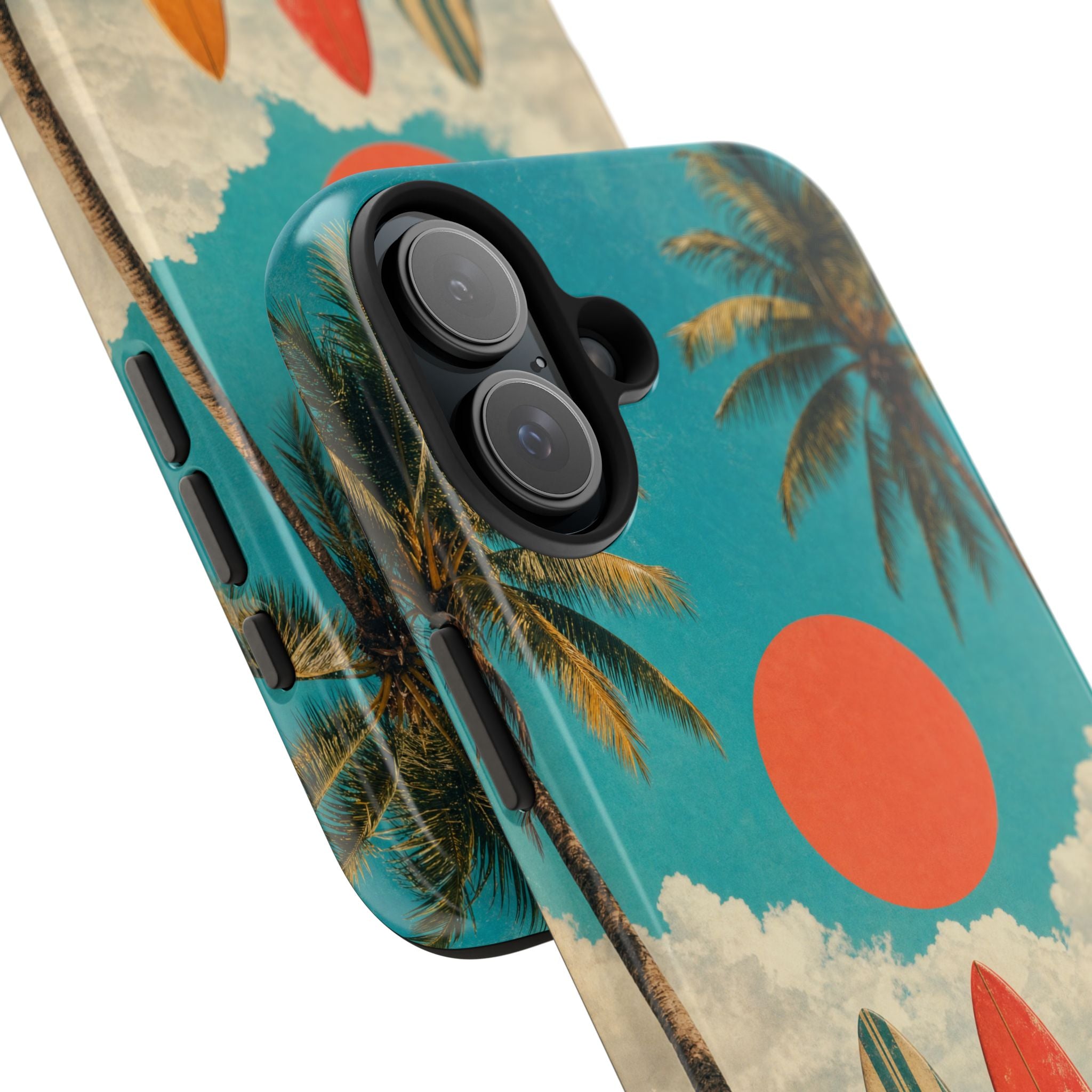 Retro Beach Sun Case