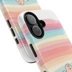 Rainbow Stripe Snoopy Phone Case