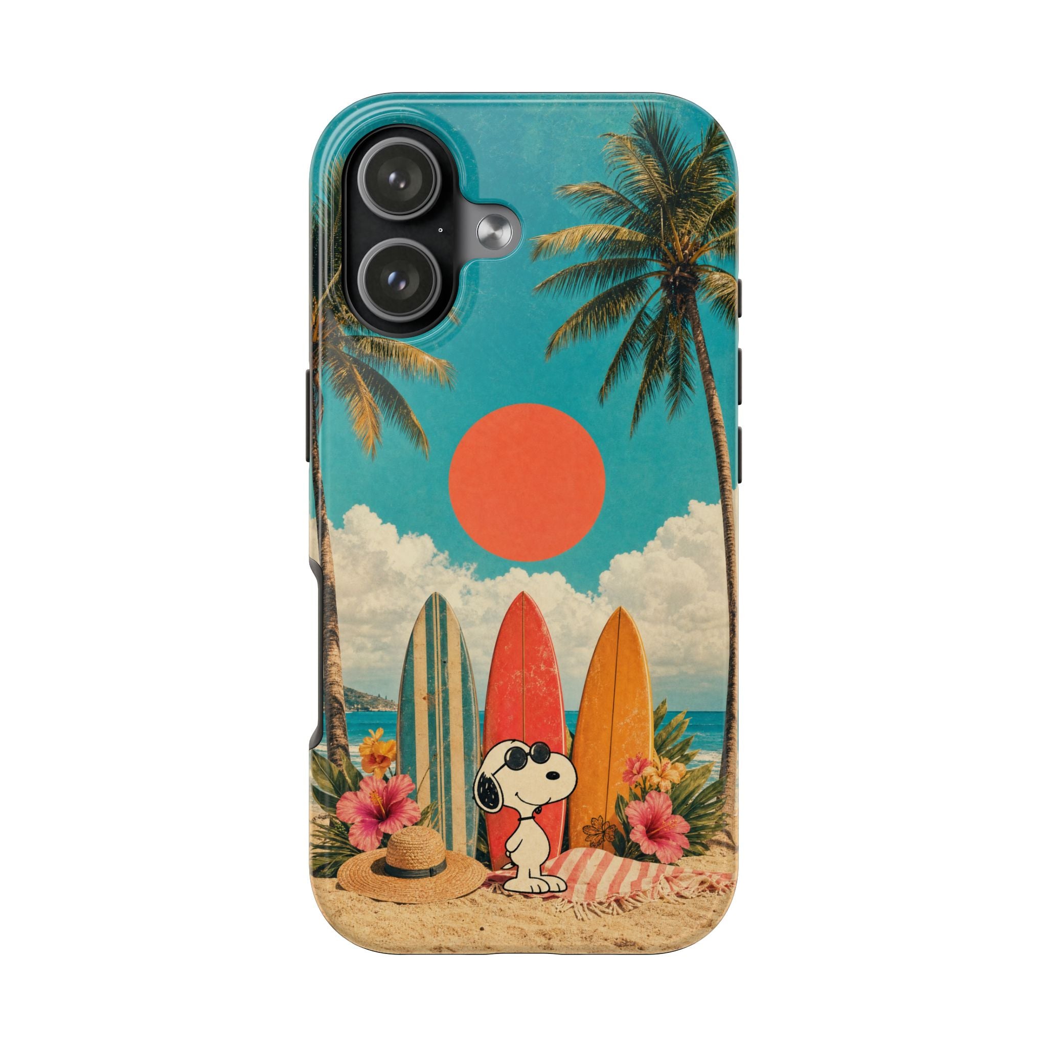 Retro Beach Sun Case