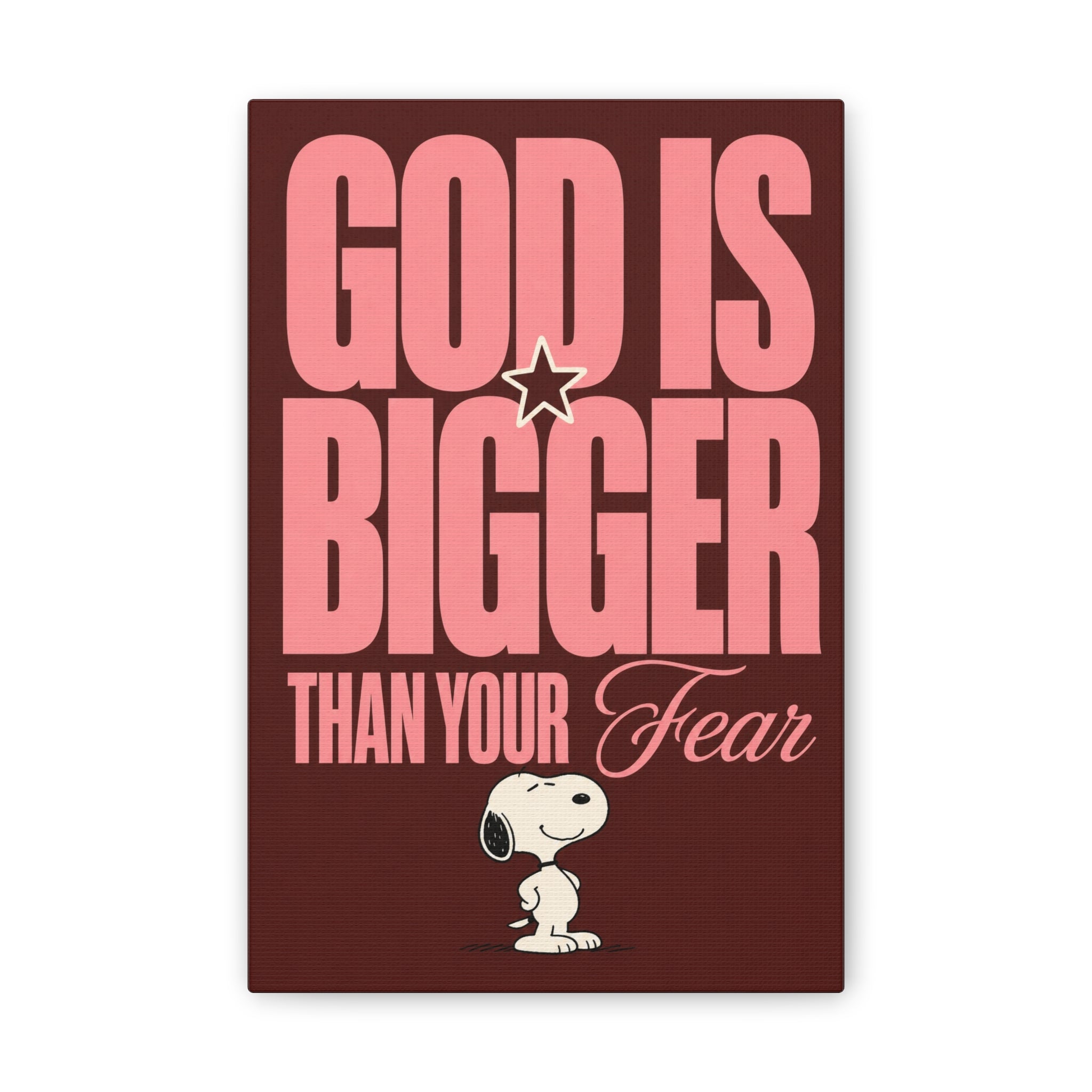 God Is Bigger Canvas