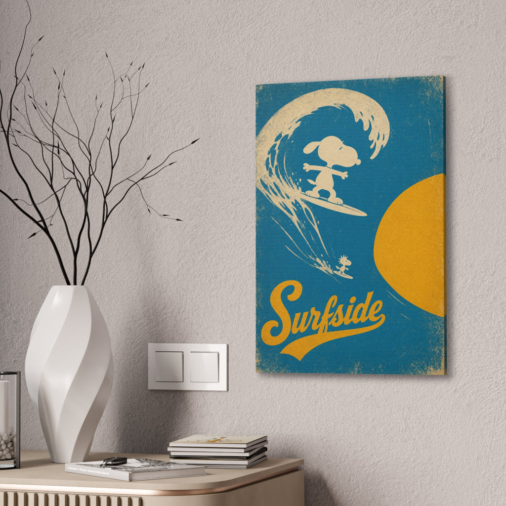 Surfside Snoopy Canvas
