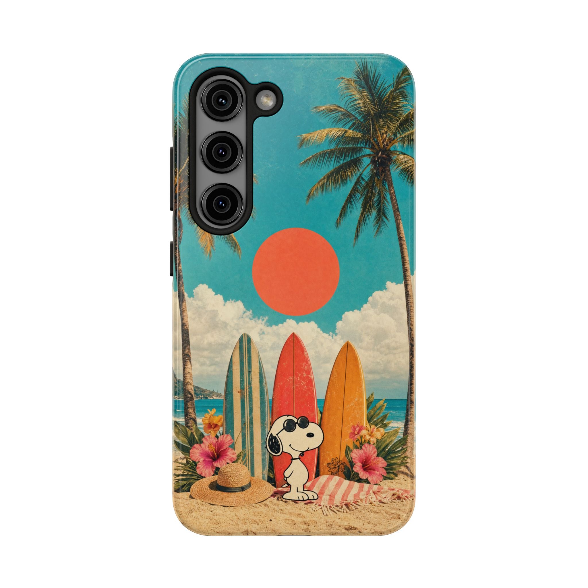 Retro Beach Sun Case