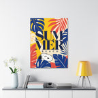 Snoopy Summer Beach Canvas