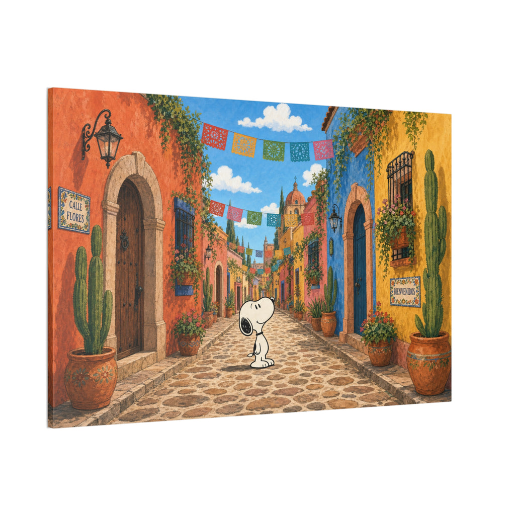 Mexican Street Canvas