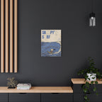 Snoopy Surf Illustration Canvas