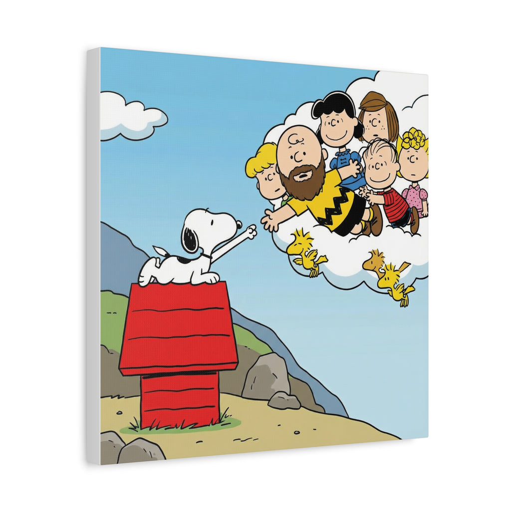 Snoopy Painting Reimagined Canvas