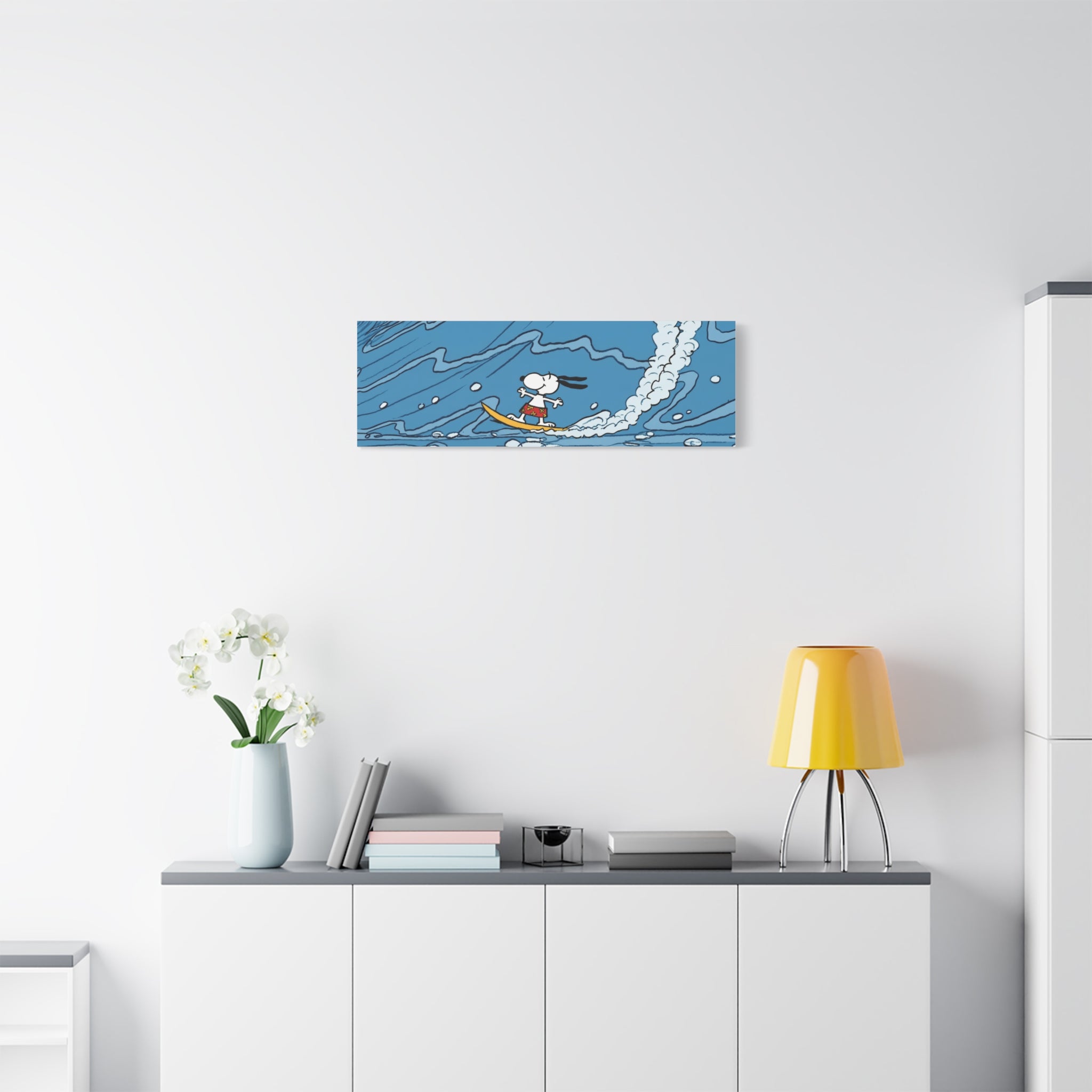 Surfing Snoopy Canvas