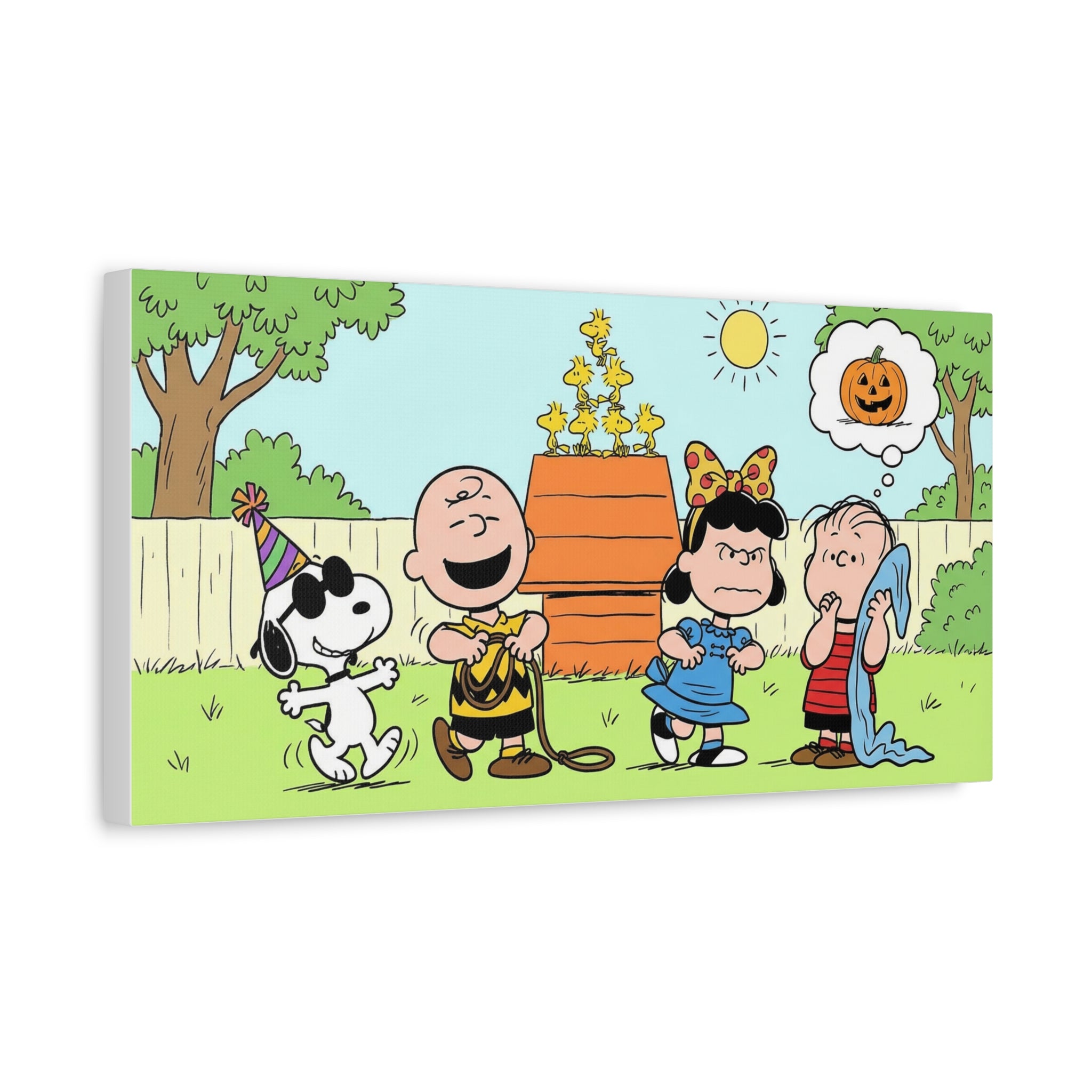Peanuts Gang Halloween Canvas