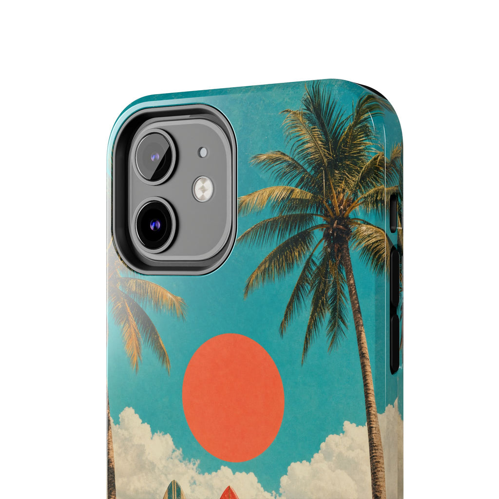 Retro Beach Sun Case