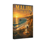 Malibu Beach Snoopy Canvas