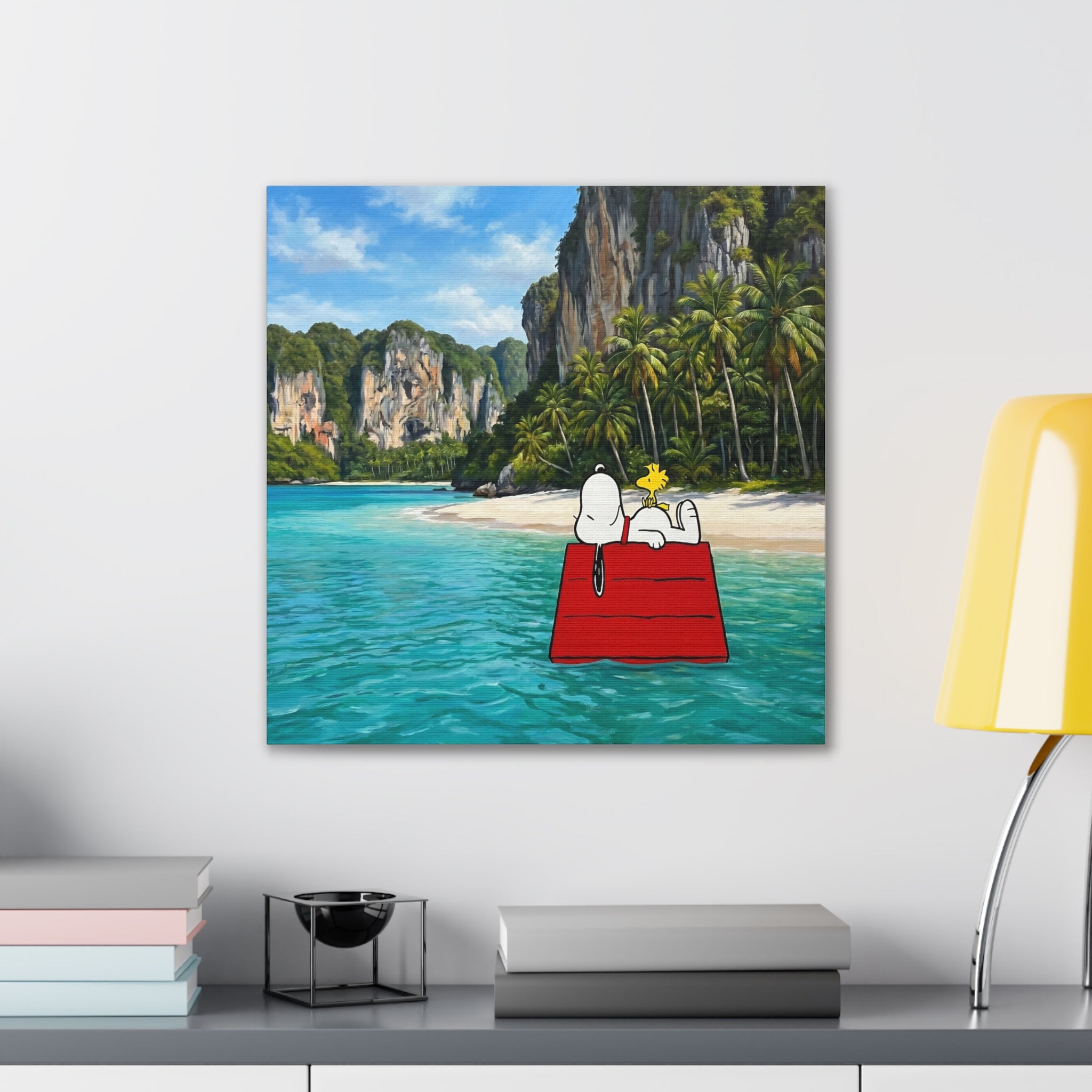 Woodstock Beach Scene Canvas
