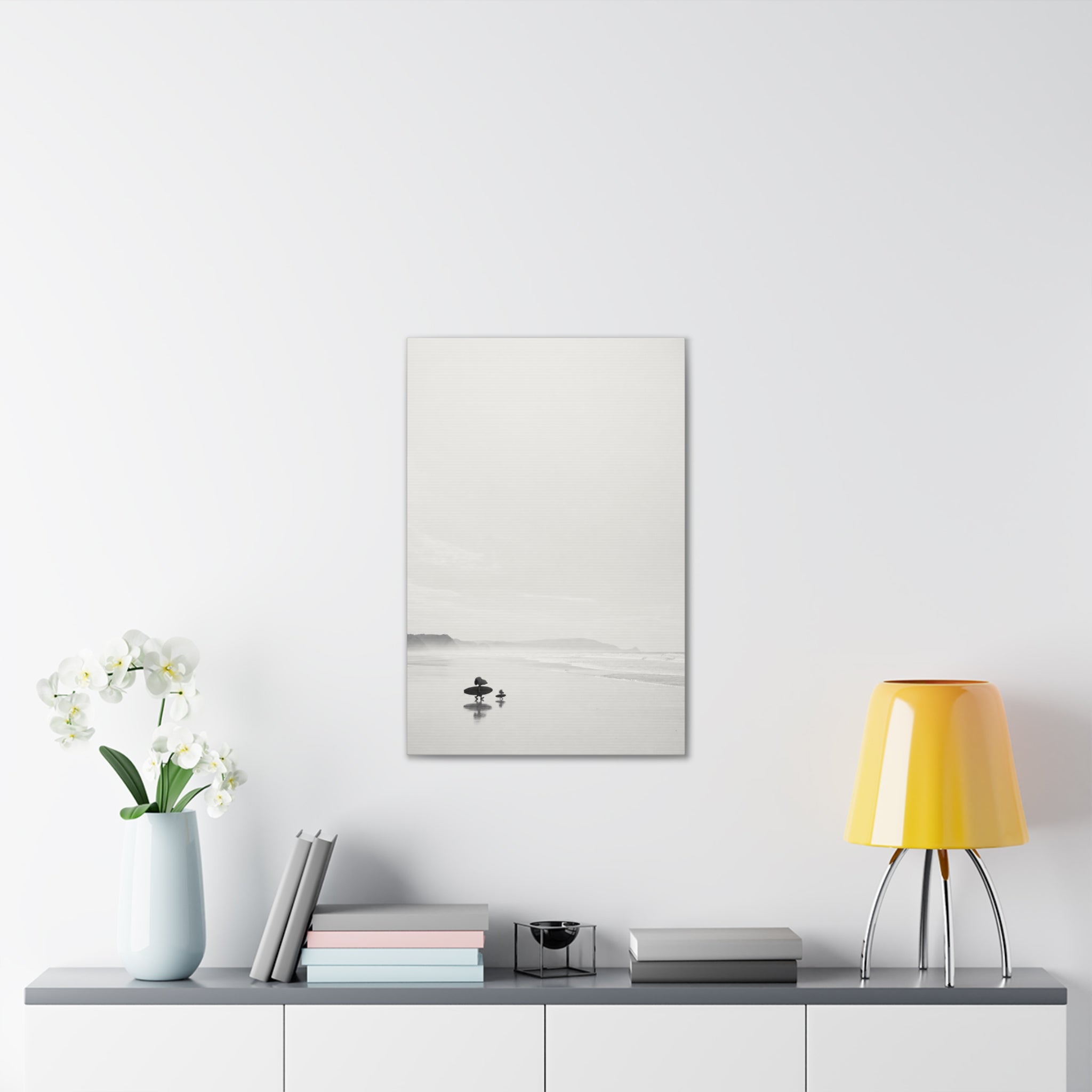 Surfer Silhouette Canvas
