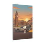 Snoopy DeLorean Canvas