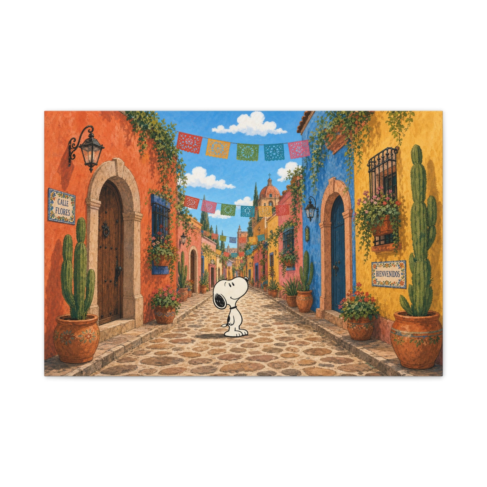 Mexican Street Canvas
