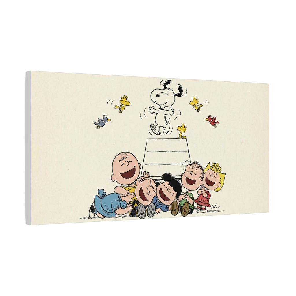 Peanuts Gang Laughing Canvas