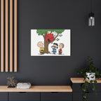 Peanuts Snoopy Red Doghouse Canvas