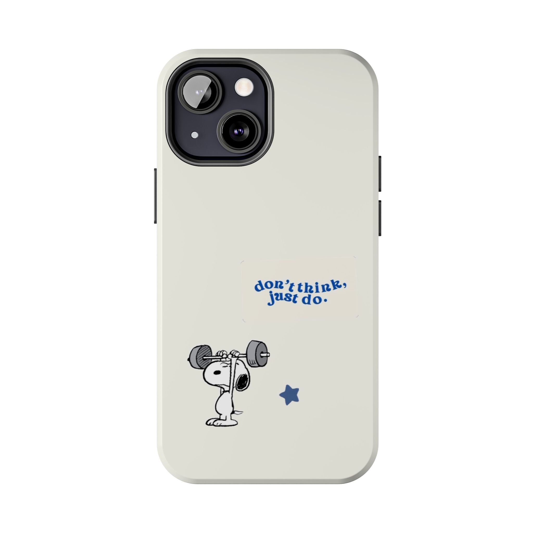 Snoopy Weightlifting Phone Case