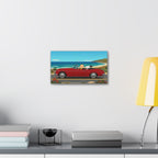 Snoopy Red Convertible Canvas