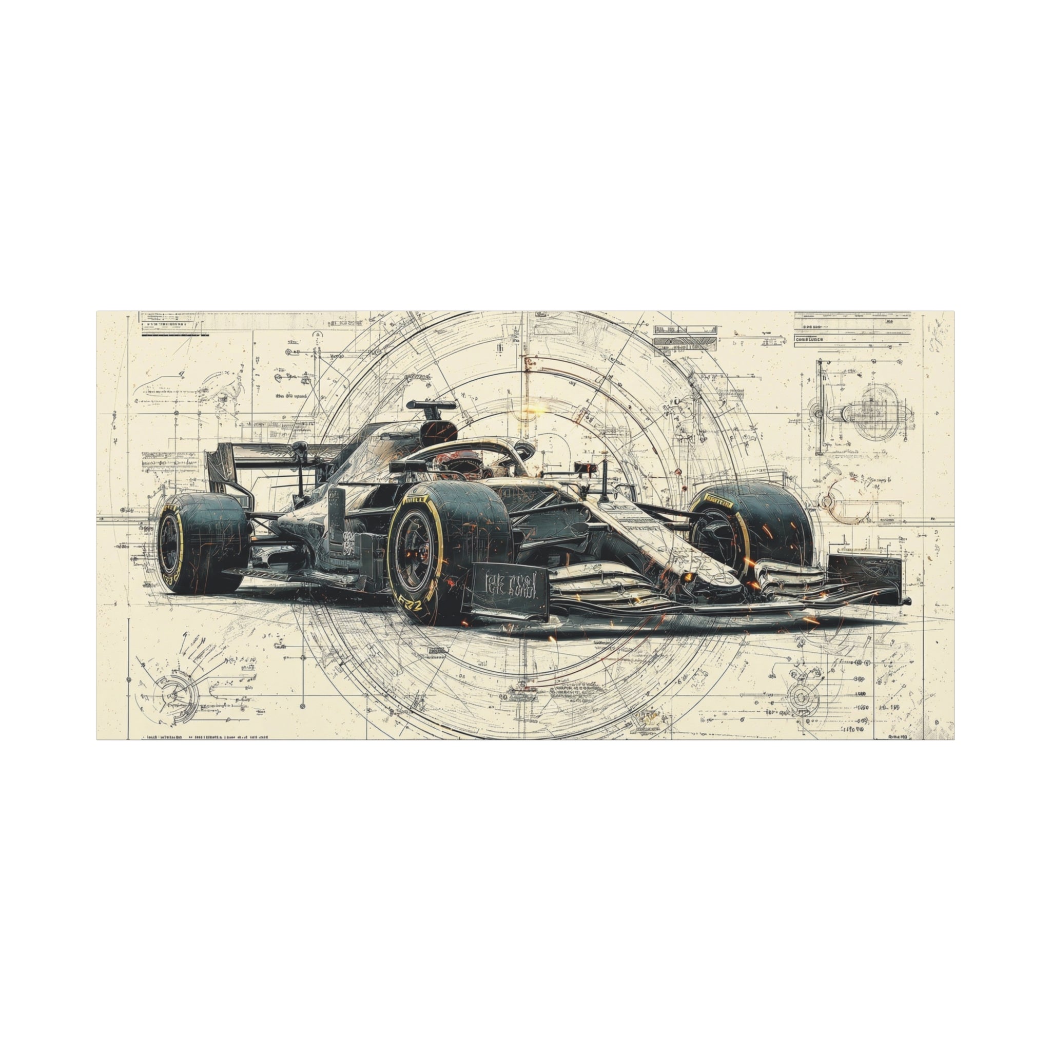 Formula Racecar Canvas