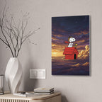 Flying Ace Snoopy Canvas