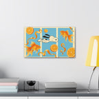 Goldfish Swim Canvas