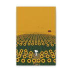 Snoopy in Sunflower Field Canvas
