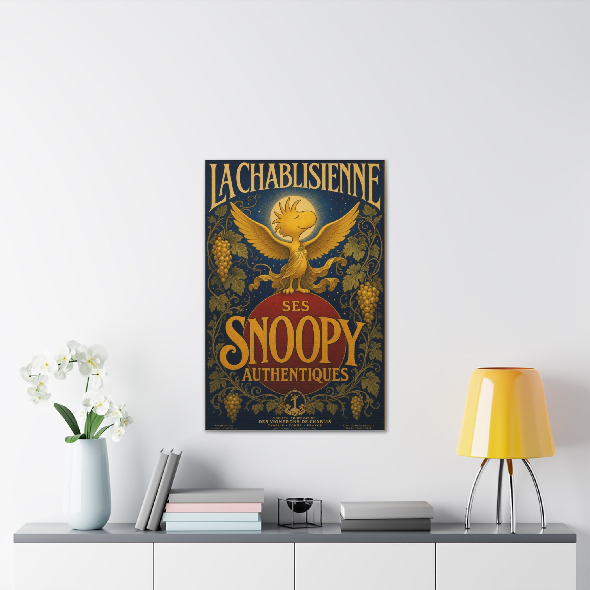 Snoopy Vintage Poster Canvas