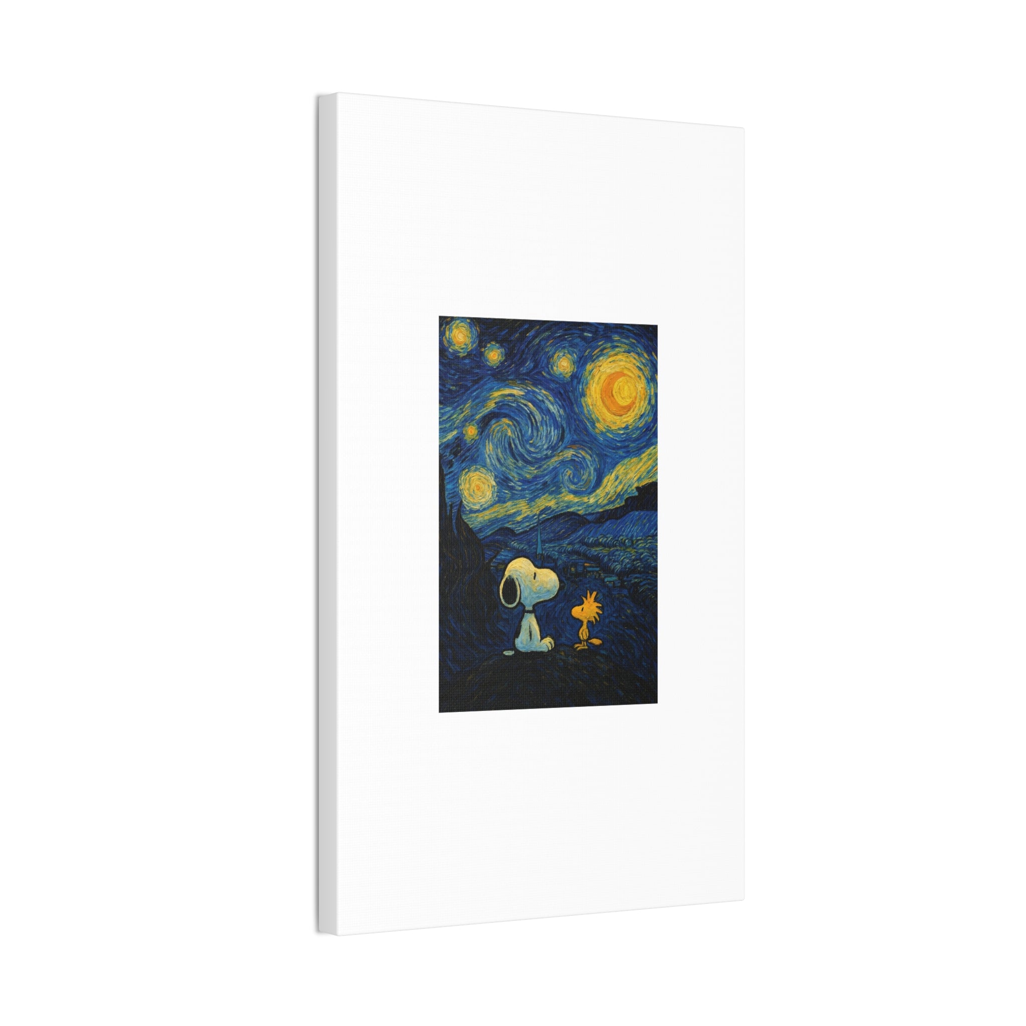 Snoopy Paris Autumn Canvas