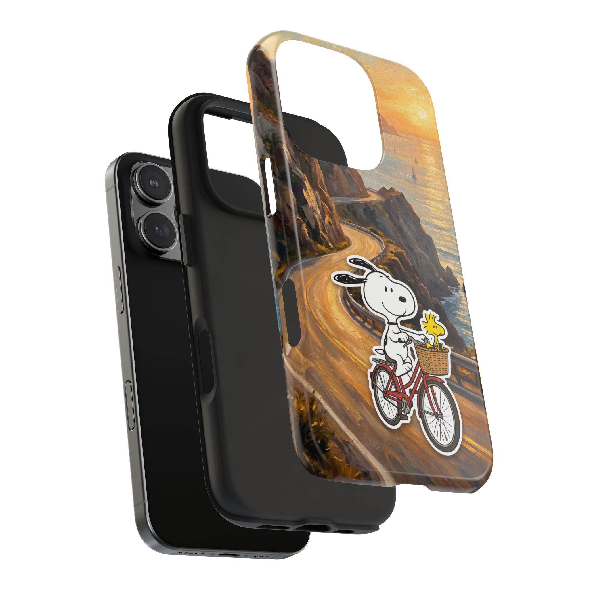 Snoopy Woodstock Bicycle Phone Case