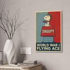 WWI Flying Ace Canvas