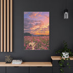 Wildflower Sunset Canvas