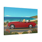 Snoopy Red Convertible Canvas