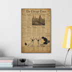Peanuts Vintage Newspaper Canvas