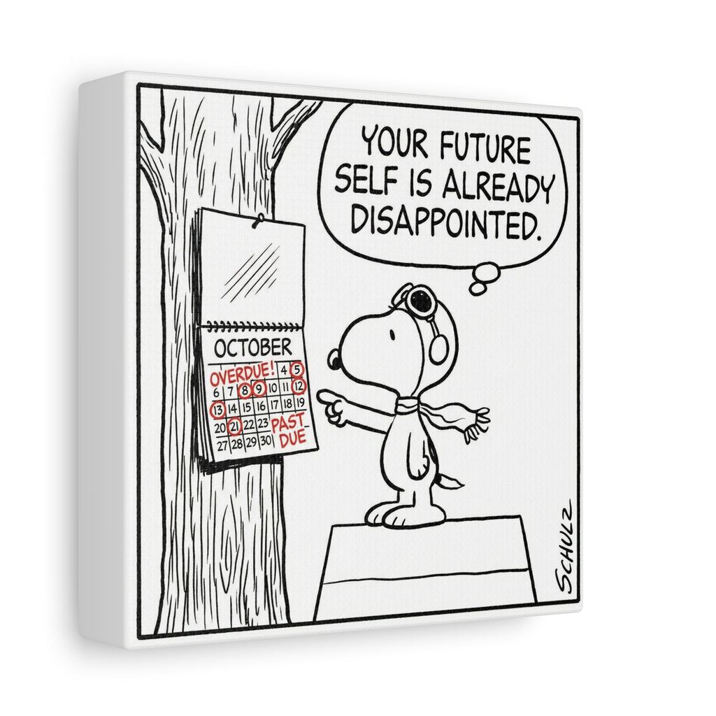 Future Self Disappointed Canvas