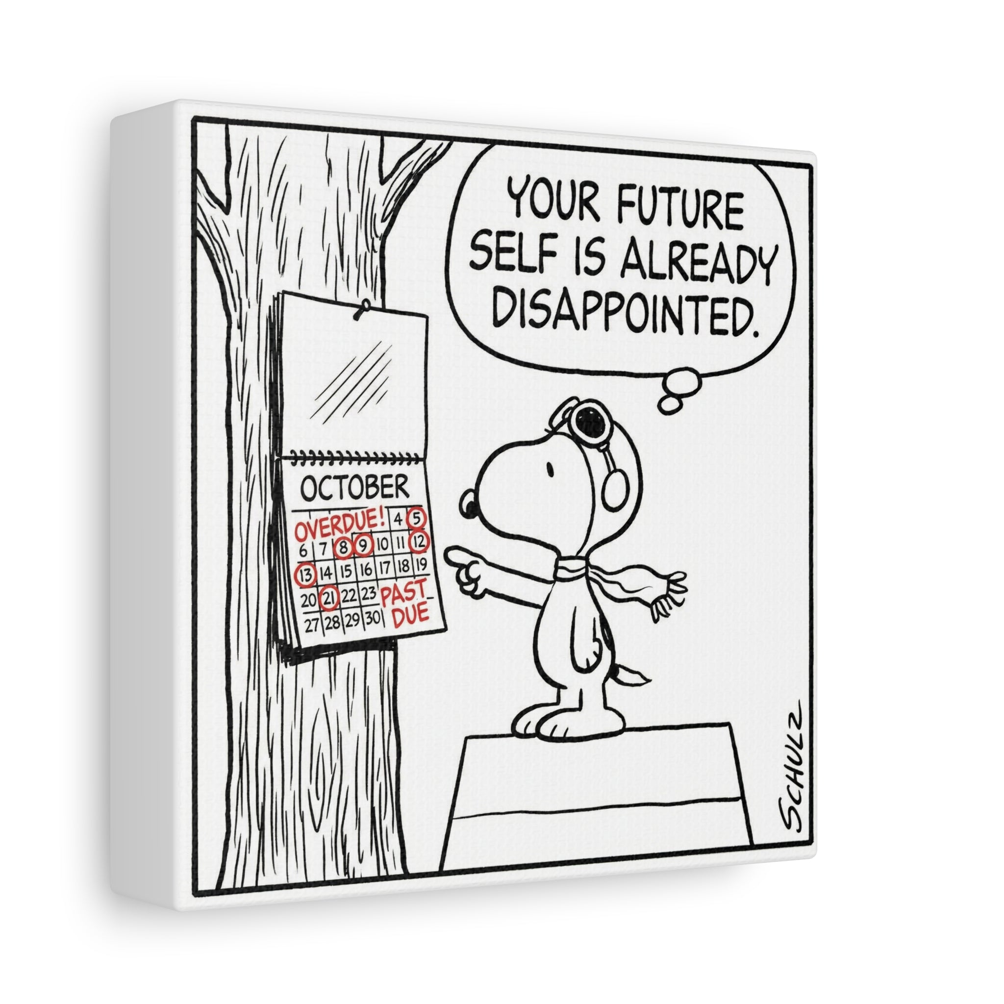 Future Self Disappointed Canvas
