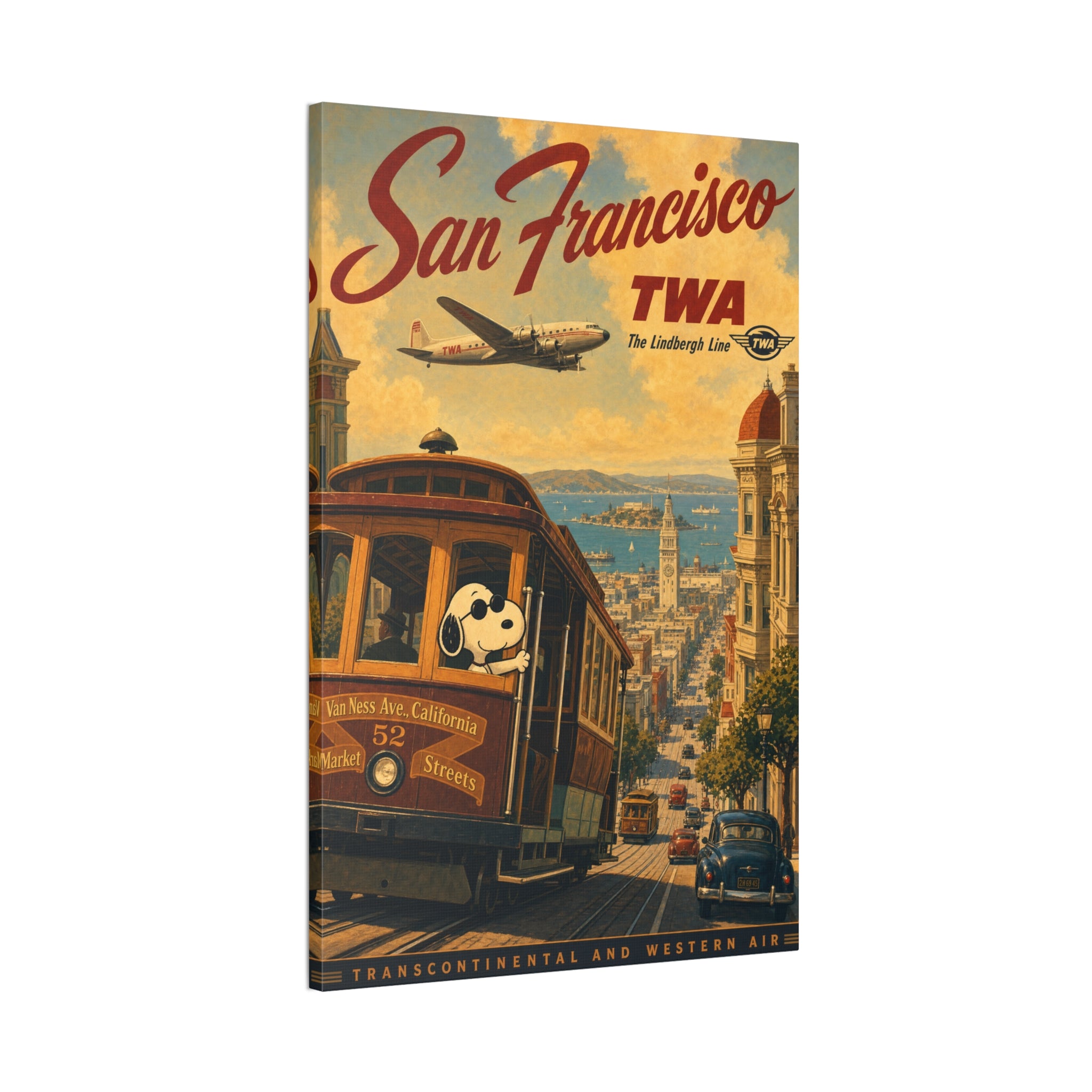 San Francisco Cable Canvas