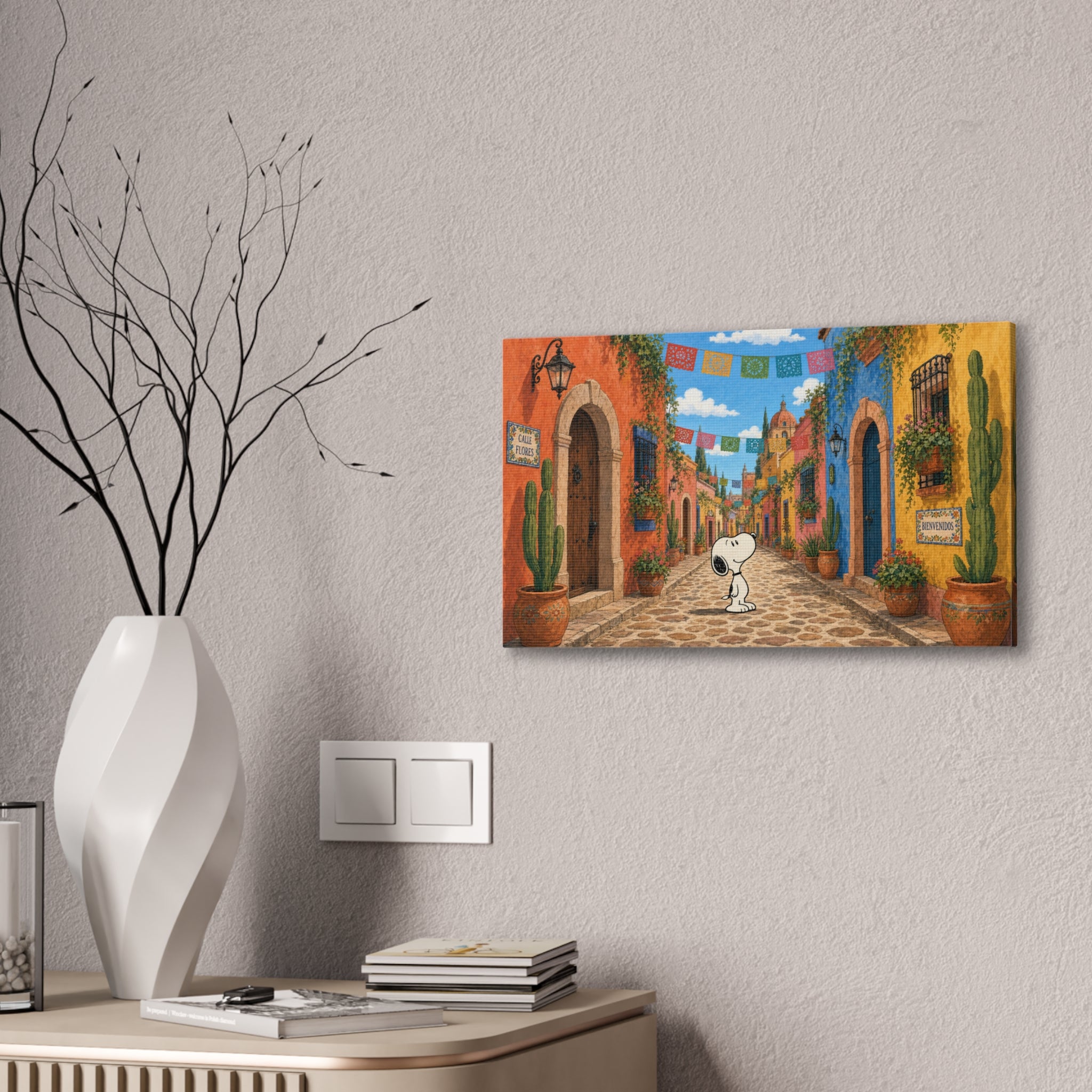 Mexican Street Canvas