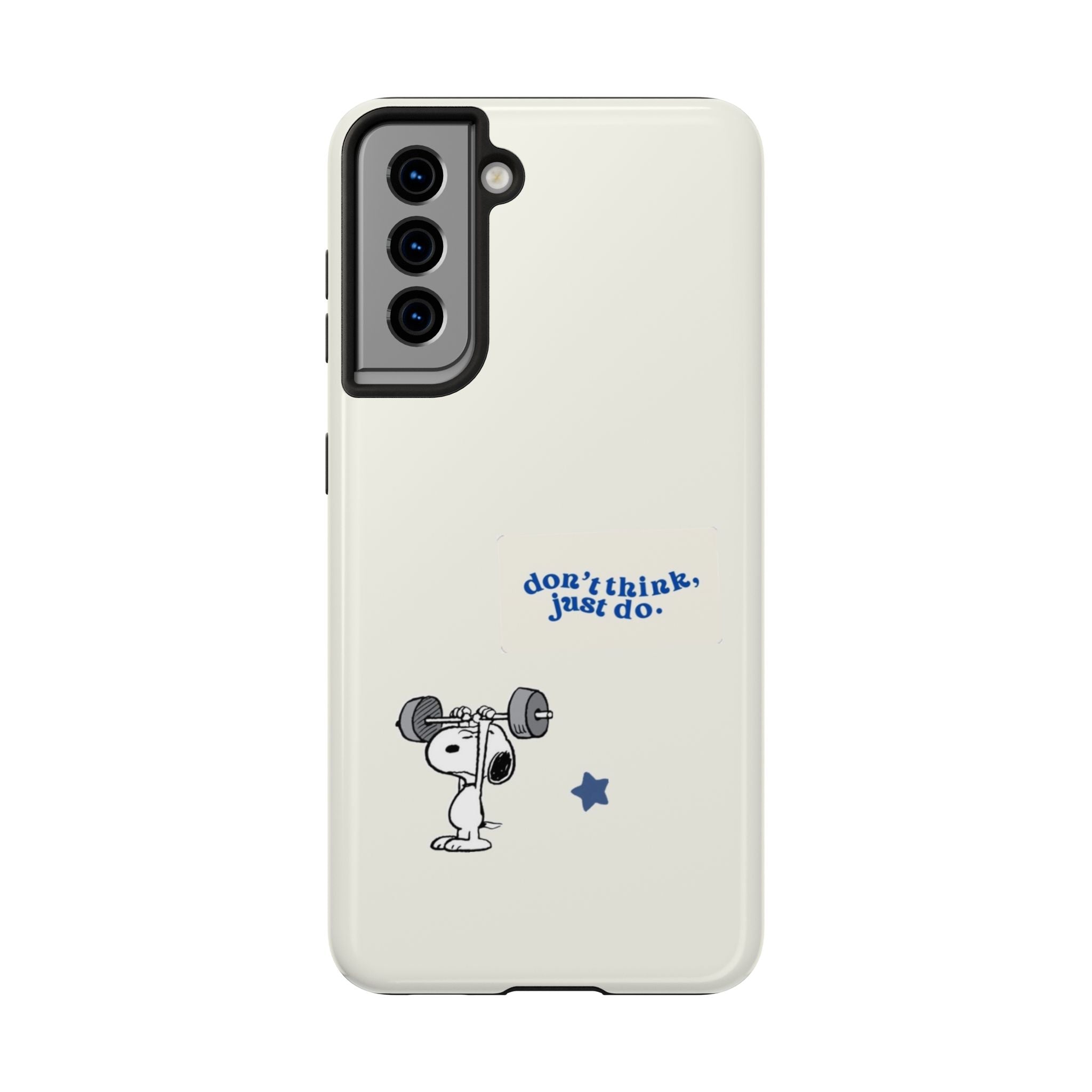 Snoopy Weightlifting Phone Case