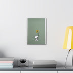 Snoopy With Sunflower Canvas