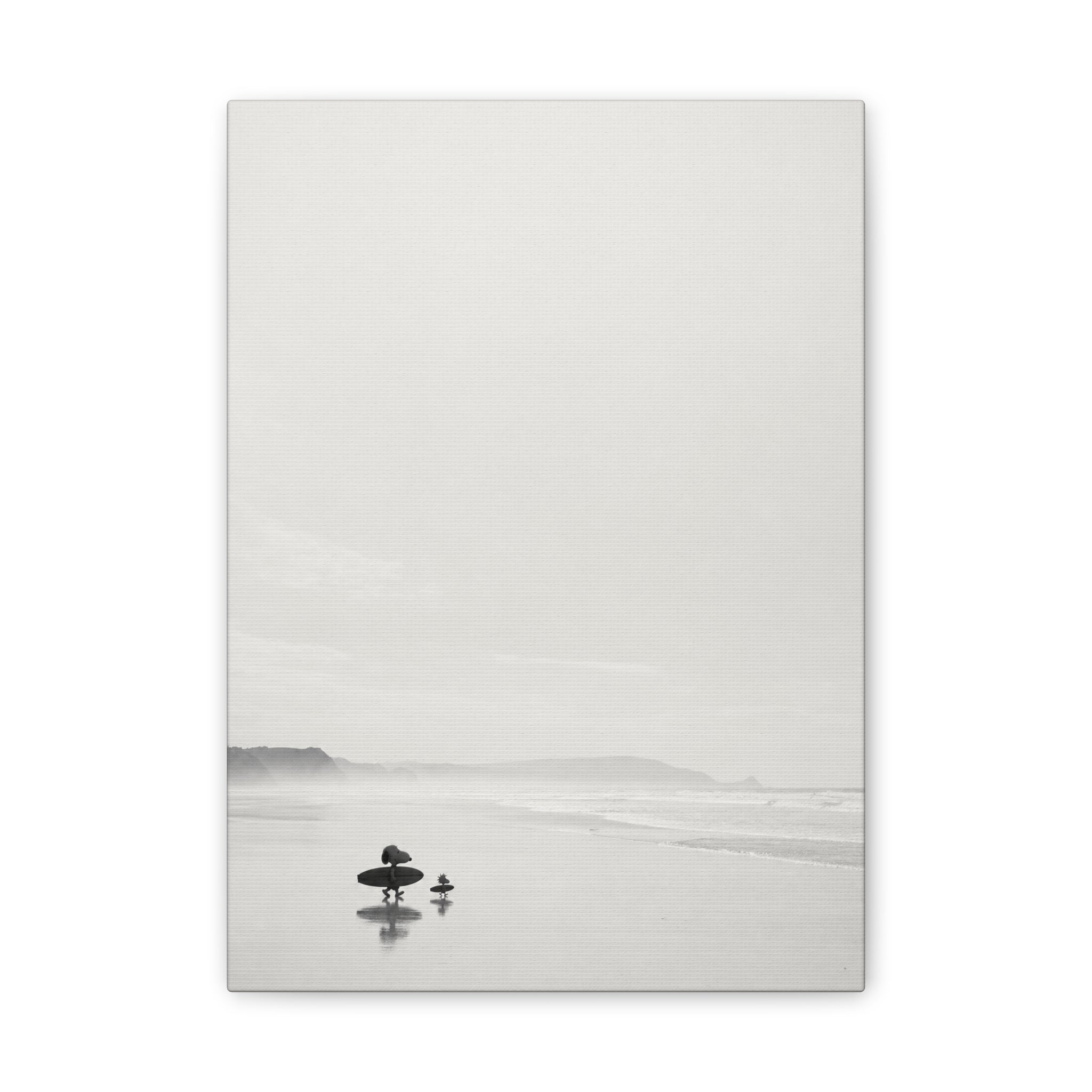 Surfer Silhouette Canvas